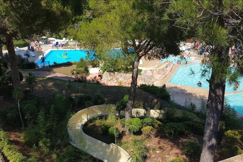 Dans Un Cadre D'Exception, Vue Mer Panoramique A Agay Cote D'Azur, Village Vacances Cap Esterel, T2 Avec Jardin, Golf, Climatisation, Wifi, 5 Piscines Saint-Raphaël 外观 照片