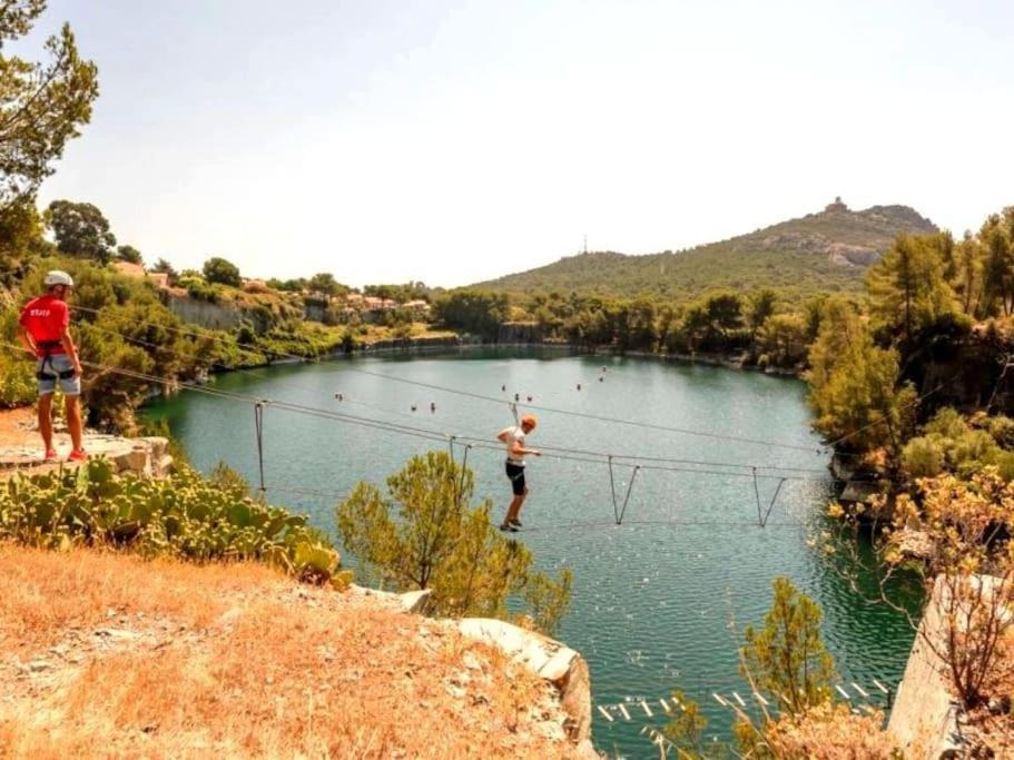 Dans Un Cadre D'Exception, Vue Mer Panoramique A Agay Cote D'Azur, Village Vacances Cap Esterel, T2 Avec Jardin, Golf, Climatisation, Wifi, 5 Piscines Saint-Raphaël 外观 照片