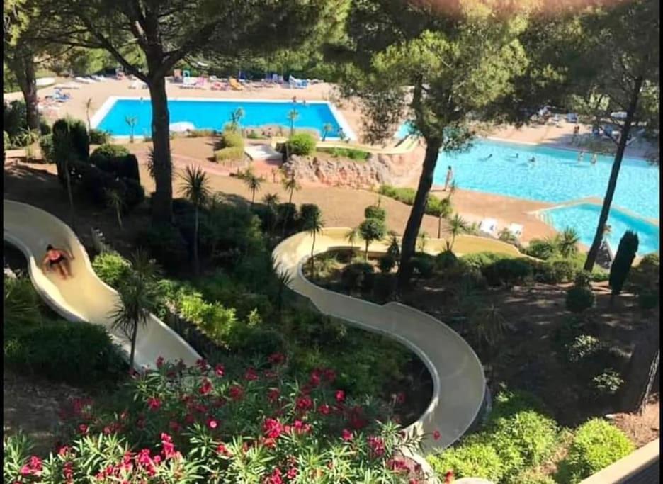 Dans Un Cadre D'Exception, Vue Mer Panoramique A Agay Cote D'Azur, Village Vacances Cap Esterel, T2 Avec Jardin, Golf, Climatisation, Wifi, 5 Piscines Saint-Raphaël 外观 照片